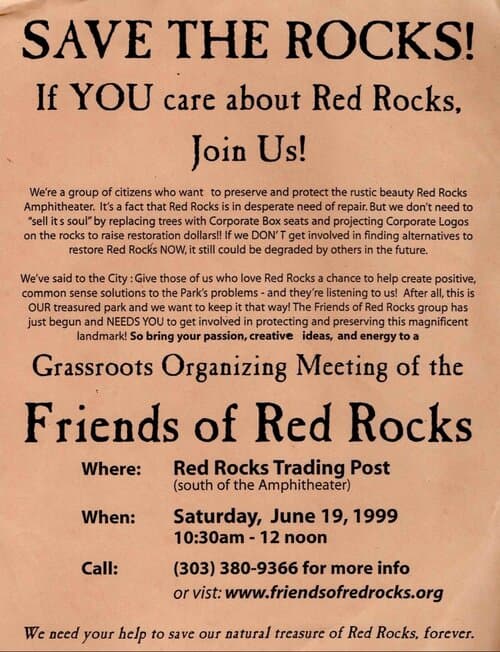 Friends of Red Rocks